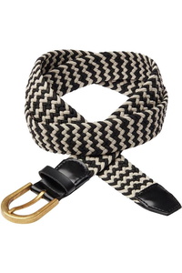 Mountain Horse MH Tri-Colour Belt 8113010051 - Black